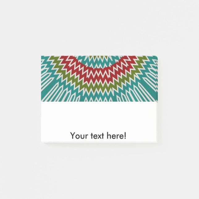 Hypnotisk mandalaic blomma post-it block (Framsida)