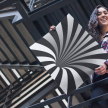 Hypnotisk optisk Illusion Trippy Spiral Square