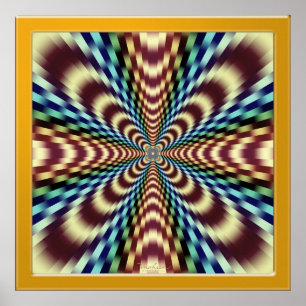 Hypnotisk optisk vibrationsterapi poster