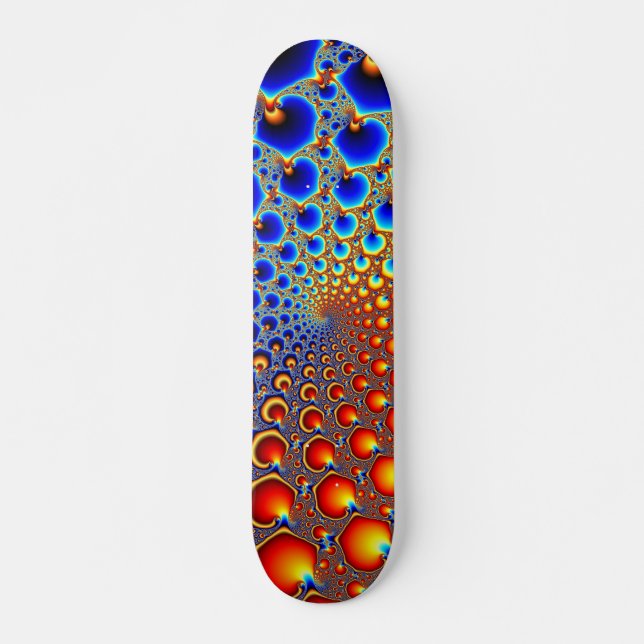 Hypnotisk portal - Fraktal skateboard Bräda 19,5 Cm (Framsida)
