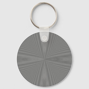 Hypnotisk spiral nyckelring
