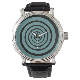 hypnotisk spiral tid armbandsur