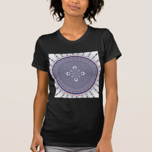 Hypnotisk symmetri: Abstrakt Geometric Art Tee
