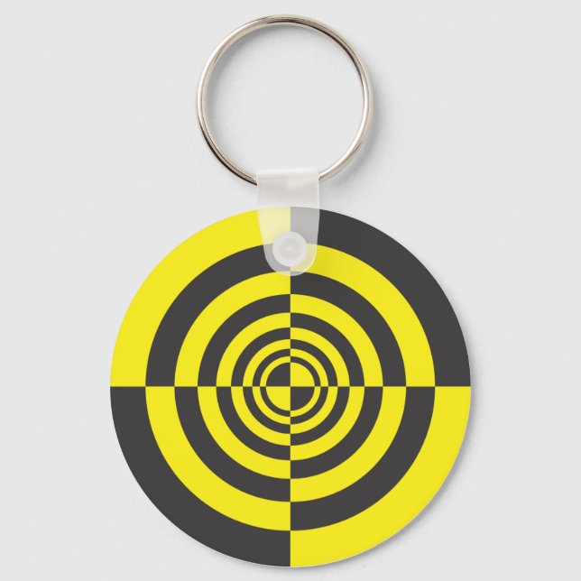 Hypnotiska cirklar nyckelring (Framsida)