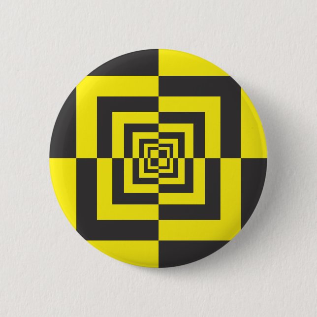 Hypnotiska fyrkanter knapp (Framsida)
