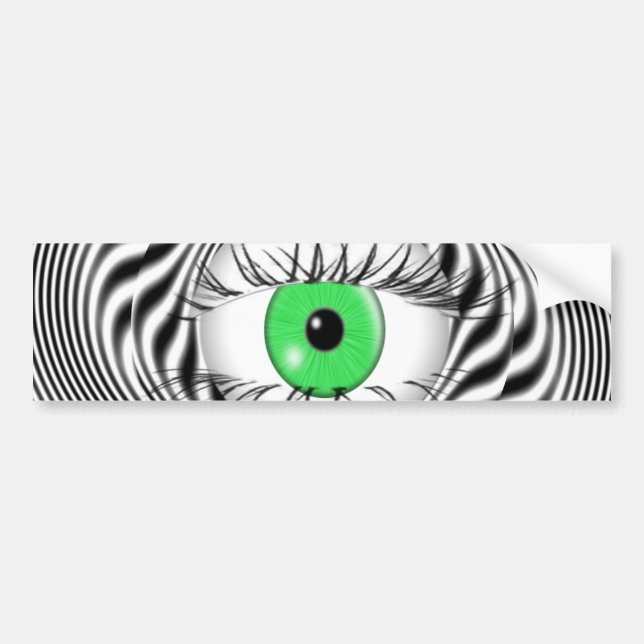 HYPNOTISKT ÖGA - HYPNOTIST BILDEKAL (Framsidan)
