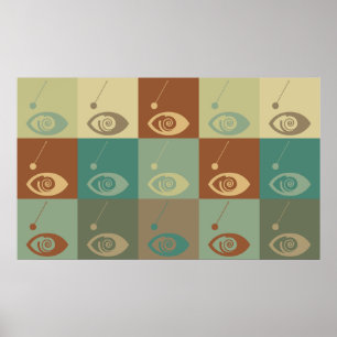 Hypnotism Pop Art Poster