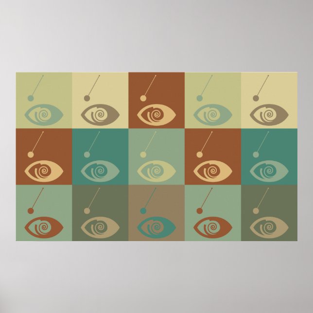 Hypnotism Pop Art Poster (Framsidan)