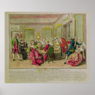 Hypnotismperiod med Franz Anton Mesmer 1784 Poster