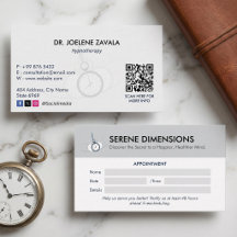 Hypnotistklinik | Minimalistisk bokning