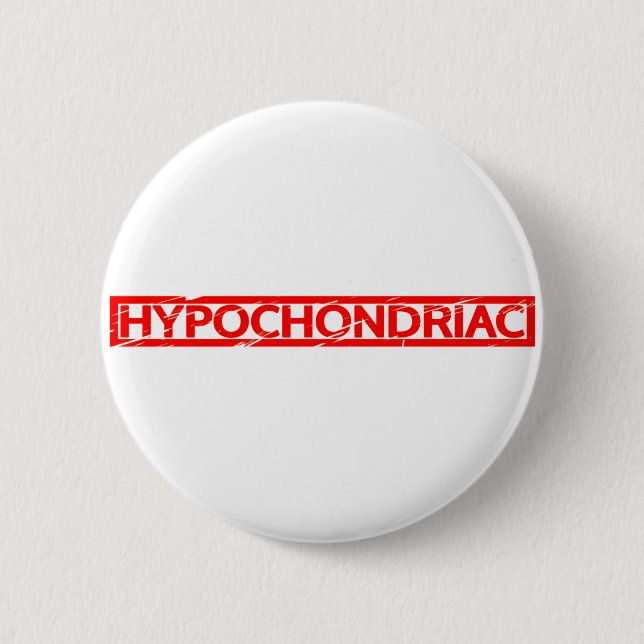 Hypochondriac Frimärke Knapp (Framsida)