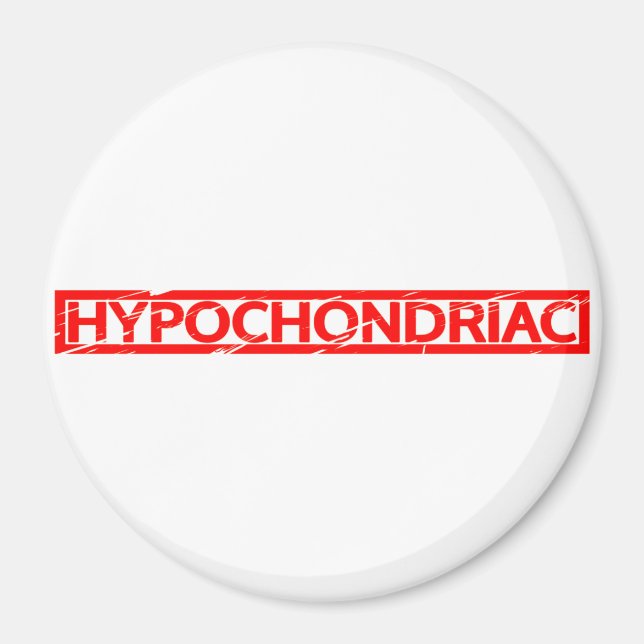 Hypochondriac Frimärke Magnet (Framsidan)