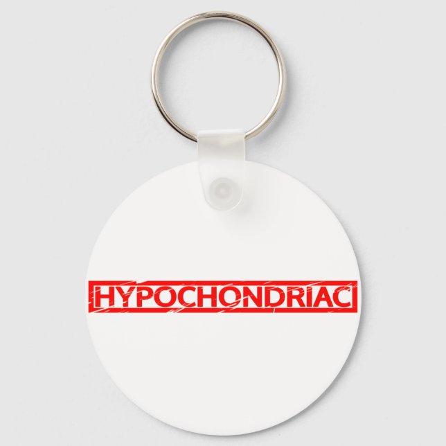 Hypochondriac Frimärke Nyckelring (Framsida)