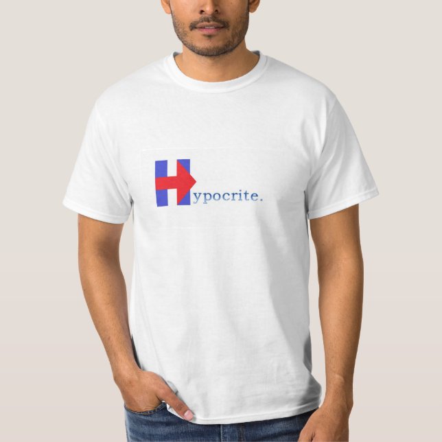 Hypocrite Hillary T-shirt (Framsida)