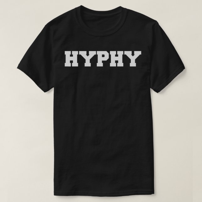 Hypografi, hyperaktiv t shirt (Design framsida)