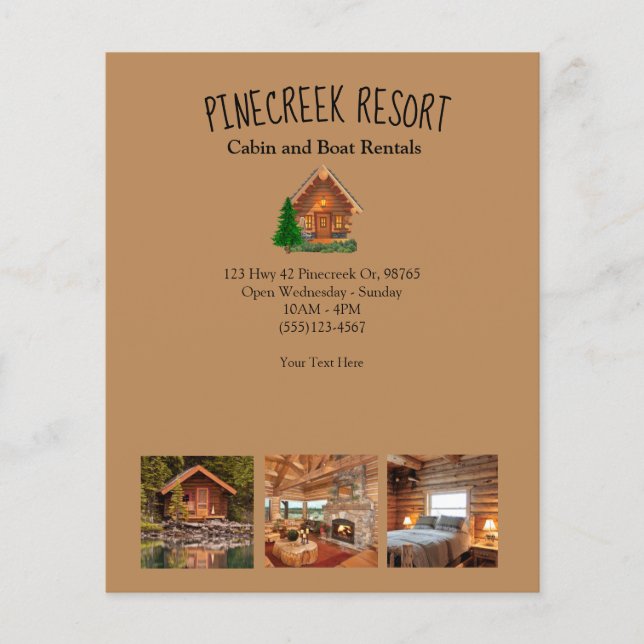 Hypografoto för kabinåtergång till vakuumplats flygblad (Framsidan)