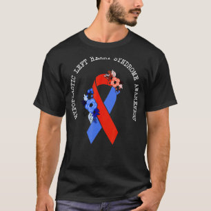 Hypoplastiskt Lämnat hjärtsyndrom Awareness Red Bl T Shirt