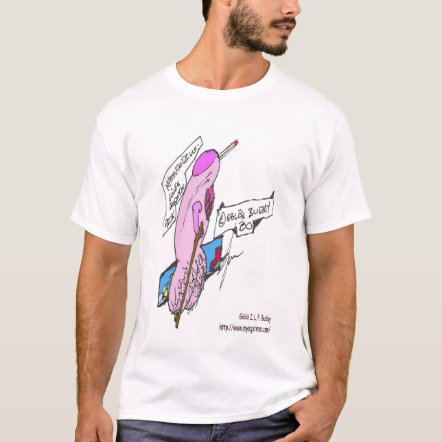 Hypospadius satirutslagsplats t shirt (Framsida)