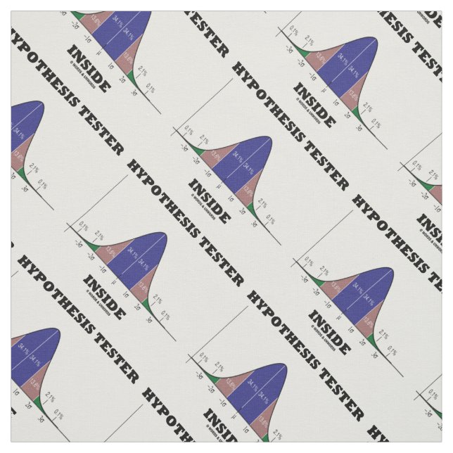 Hypotek Tester Inside Stats Humor Tyg (Provkarta)