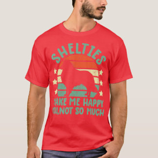 Hypotekskjorta för hund Sheltie Shetland S T Shirt