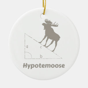 Hypotemoose MathGeek Julgransprydnad Keramik