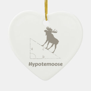 Hypotemoose MathGeek Julgransprydnad Keramik