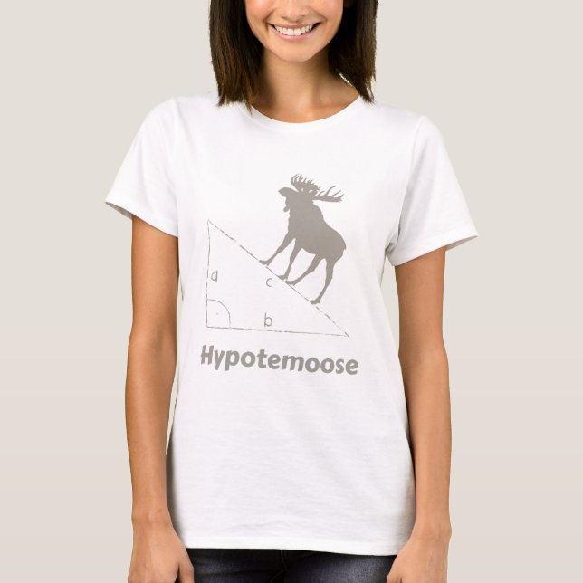 Hypotemoose MathGeek T Shirt (Framsida)