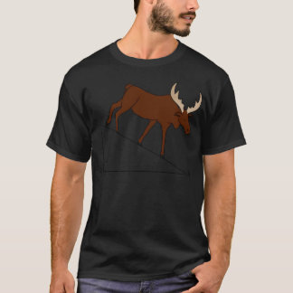 Hypotemoose Trigonometry Pun T Shirt