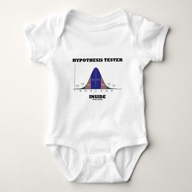 HypotesTesterinsida (sätta en klocka på buktar T-shirt (Framsida)