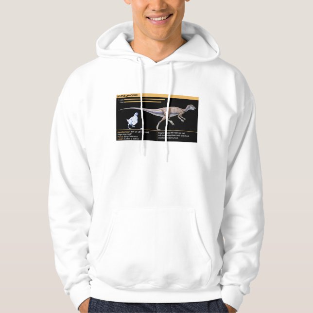Hypsilophodon - Biology Jurassic Dinosaur Hoodie (Framsida)