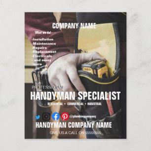 hyra en HANDYMAN SPECIALIST DIY make Flygblad