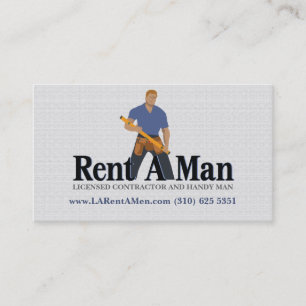 Hyra ett Manar-Handy Man-Affärskort Visitkort