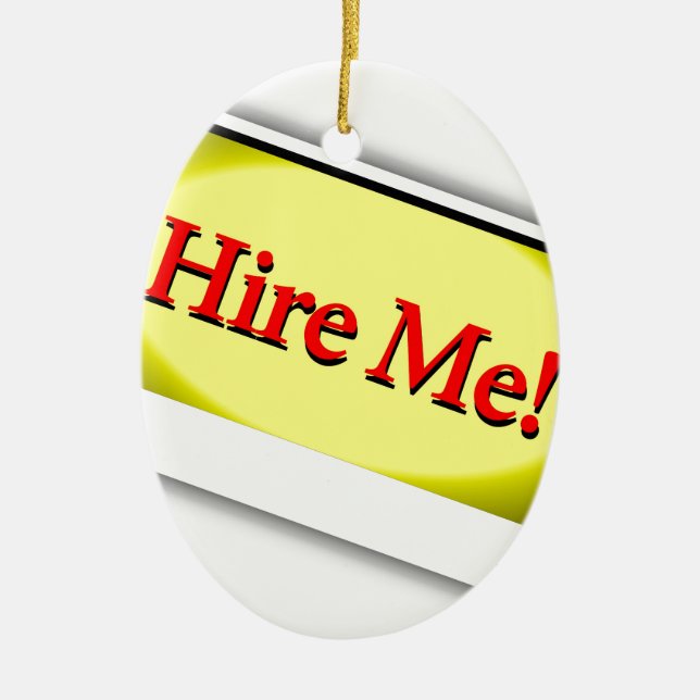 Hyra mig! julgransprydnad keramik (Framsidan)