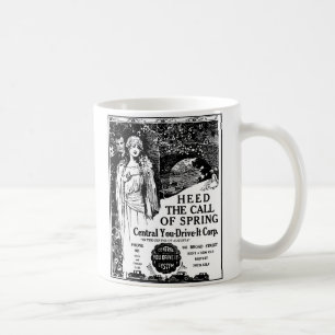 Hyraillustration för 1926 automatisk kaffemugg