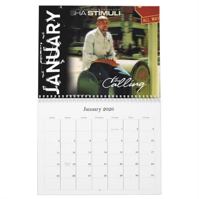 Hyran tejpar kalendern för serie 2013 kalender (Jan 2026)