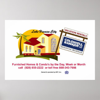 Hyreshem i Sjö Havasu City Poster