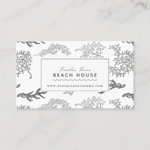 Hyrning av B&B-hyror för Coral Beach House Visitkort