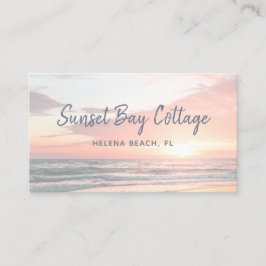 Hyrning av Vacation-bostadshus Visitkort