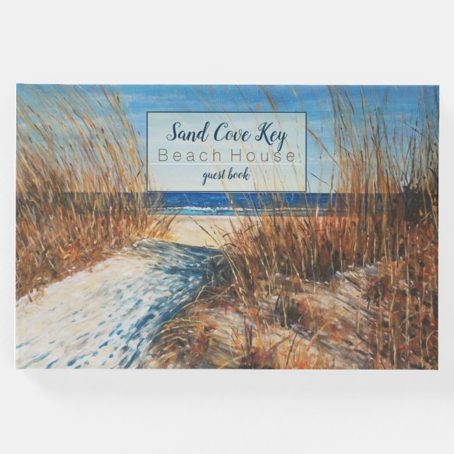 Hyrning för avdunstning vid kustkonst gästböcker (Framsida)