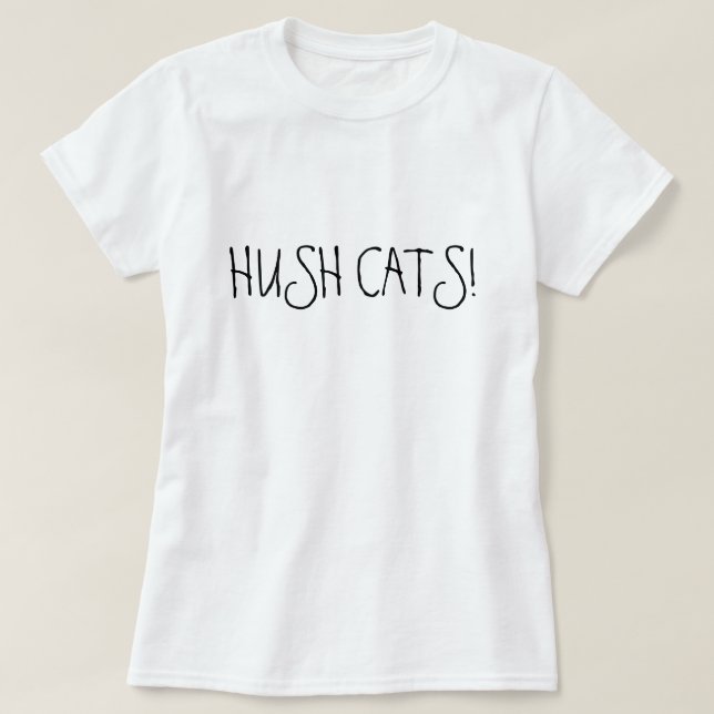 HYSSJA KATTER! TEE (Design framsida)