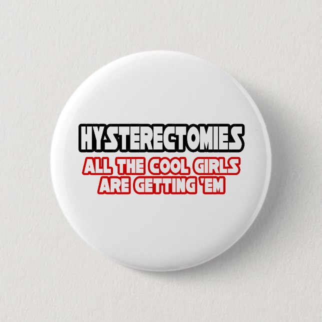 Hysterekomier.. Coola flickor Knapp (Framsida)