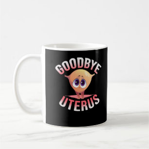 Hysterektomi Medvetenhet om Uterus Flyttblommor Kaffemugg