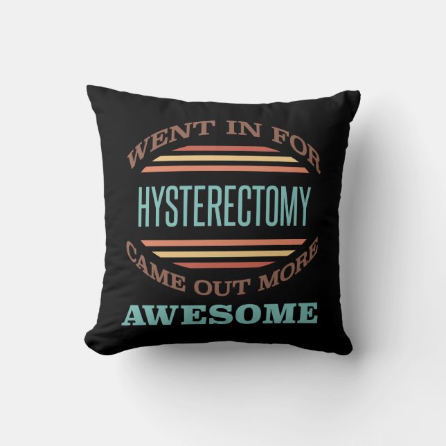 Hysterektomi Surgery Recovery Humor Kudde (Framsida)