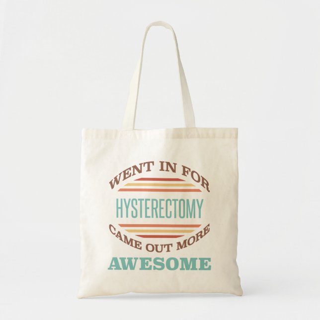 Hysterektomi Surgery Recovery Humor Tygkasse (Framsidan)