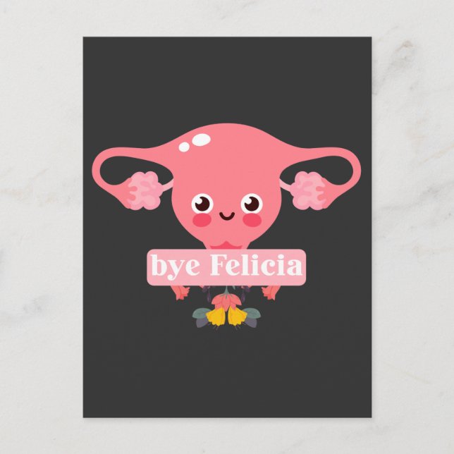 Hysterektomi Surgery Recovery Uterus Felicia Vykort (Framsida)