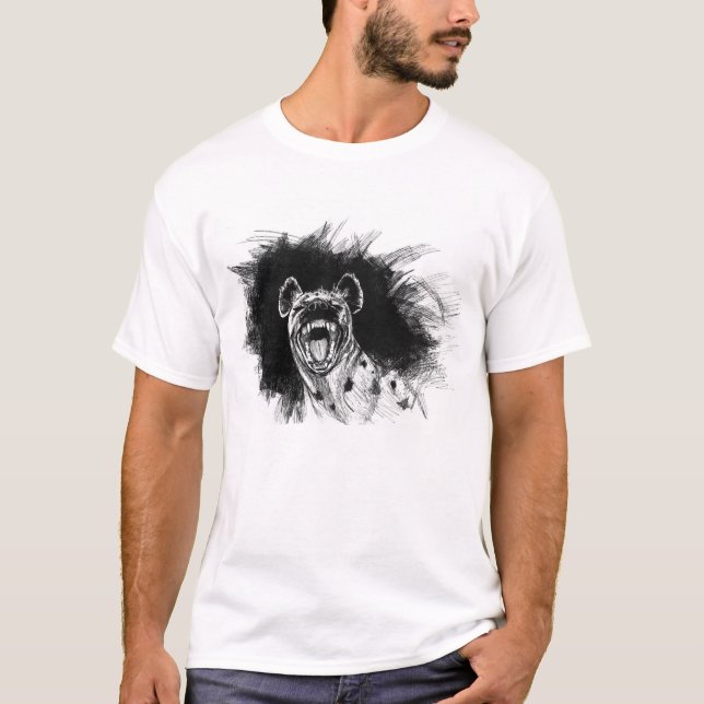 Hysterisk Hyena T-shirt (Framsida)