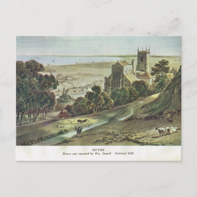 Hythe 1824 vykort (Framsida)