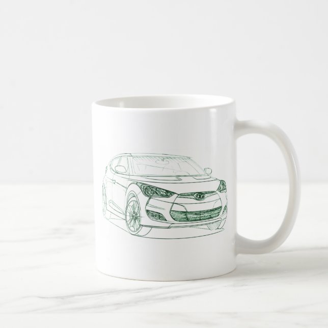 Hyu Veloster 2012 Kaffemugg (Höger)