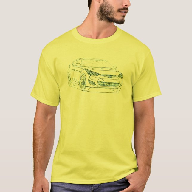 Hyu Veloster 2012 T-shirt (Framsida)