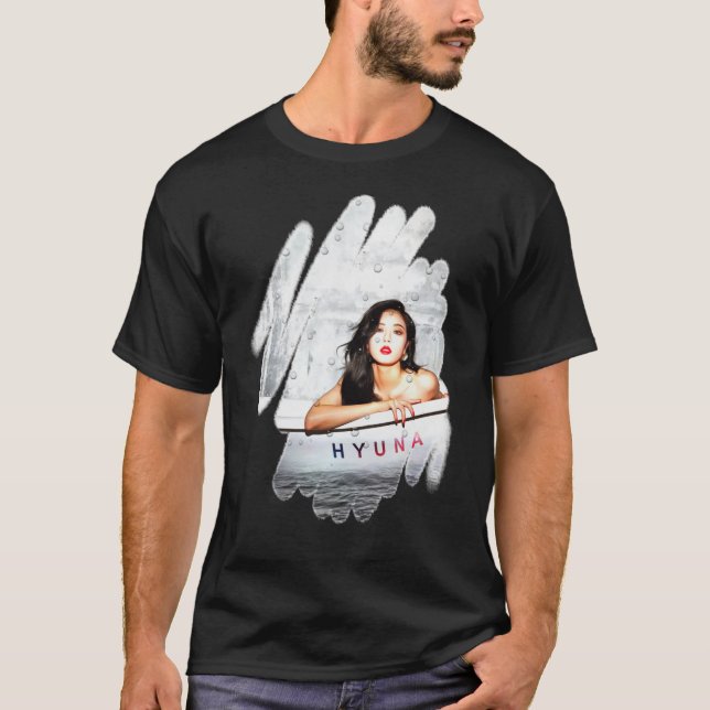 Hyuna(현 아), 4 minuter, Kpop Star T Shirt (Framsida)